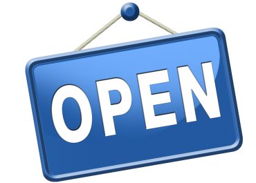 We are open Saturday, October 3!